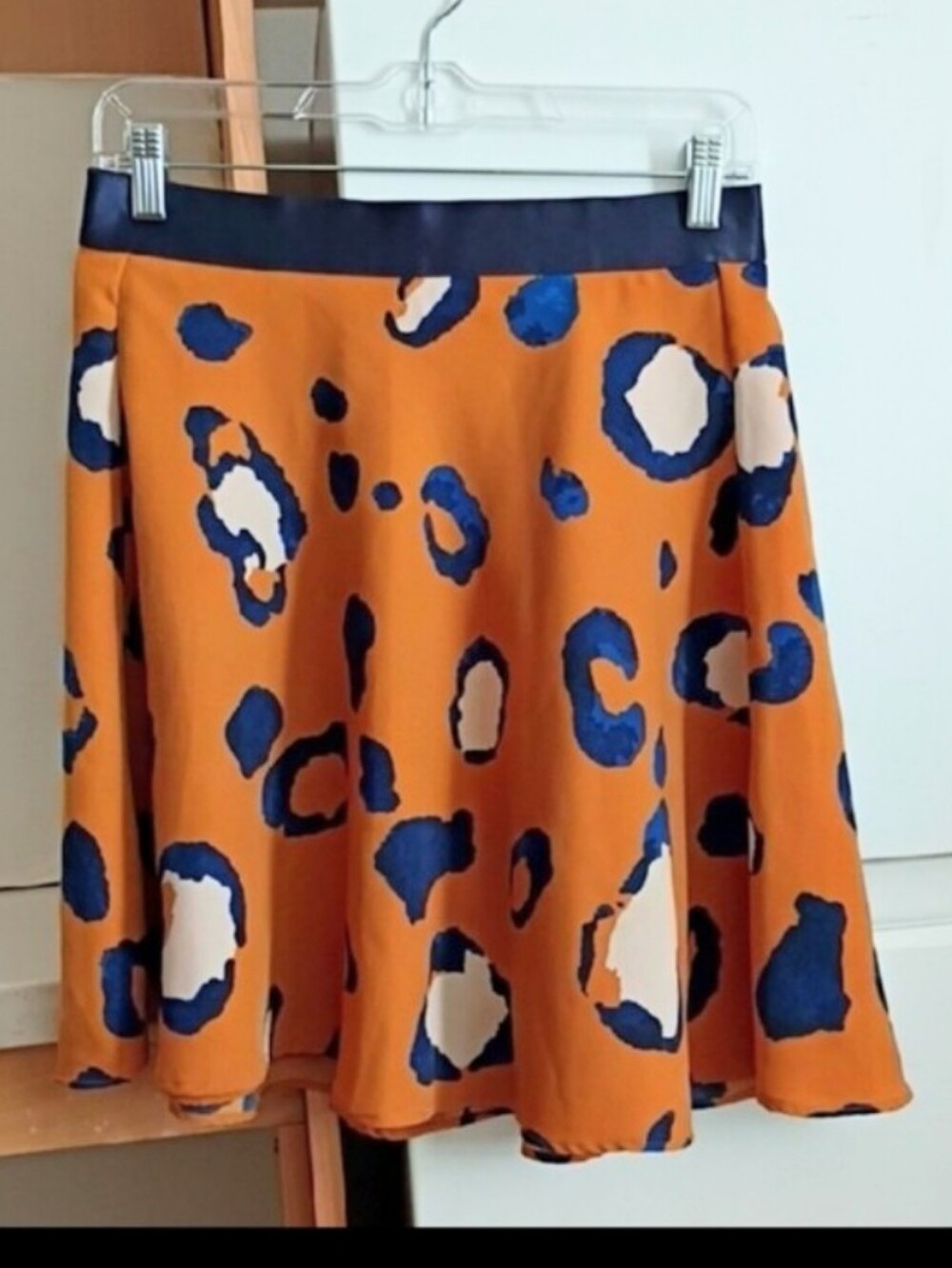 3.1 Phillip Lim × Target A-Line Skirt in Mustard with Blue Mini Skirt sz 8